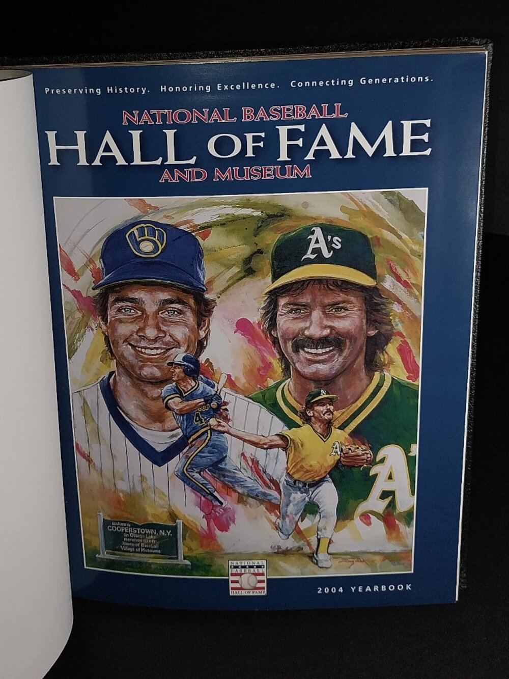 NATIONAL BASEBALL HOF YEARBOOK 2004 ECKERSLEY, MOLITOR Hardcover